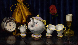 Beauty and the Beast Art Beauty and the Beast Art Time For Tea
